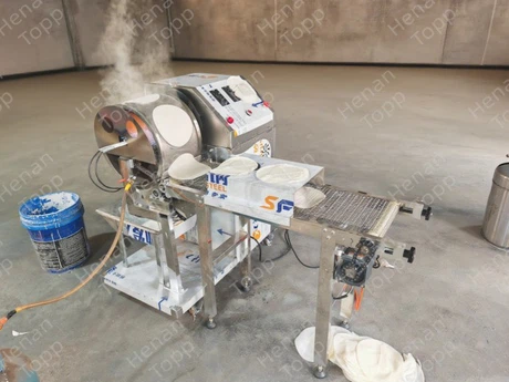 Egg roll wrapper making machine 9 Egg roll wrapper making machine 9