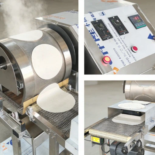 Egg roll wrapper making machine 2 Egg roll wrapper making machine 2